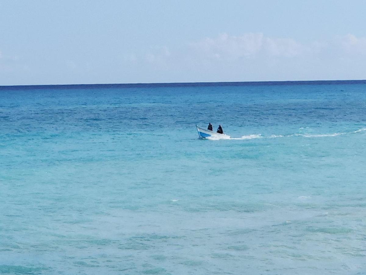 Beachfront Apartment, Quiet 4 Beds, 1 Bath, Ac, Wi-Fi, Hot Water, In Paraiso Near Los Patos Luaran gambar