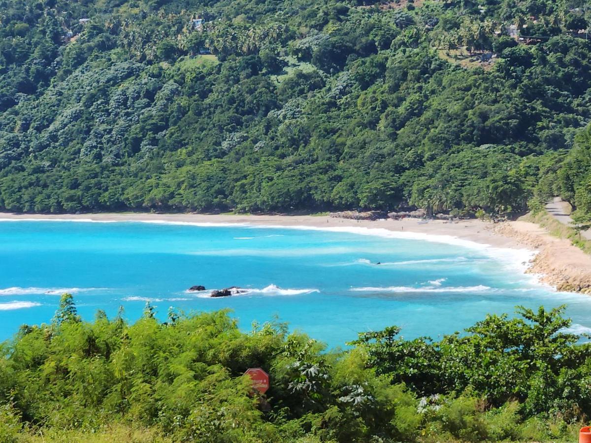 Beachfront Apartment, Quiet 4 Beds, 1 Bath, Ac, Wi-Fi, Hot Water, In Paraiso Near Los Patos Luaran gambar